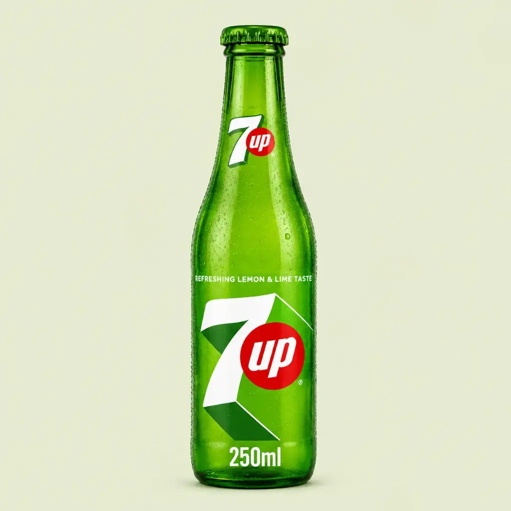 7Up glass