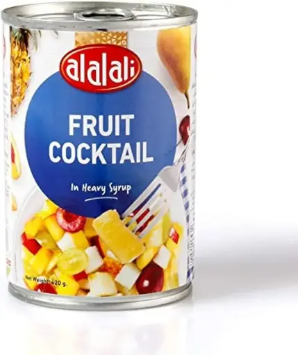 علب فواكة مشكلة