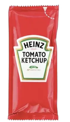 Ketchup sachet